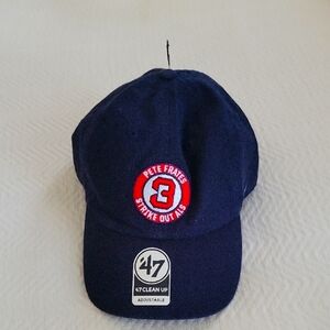 47 Brand Pete Fratas Strike Out ALS Dark Blue Adjustable Baseball Cap - New